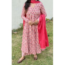 Pastel Printed Manmohini Kurti