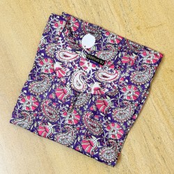 Purple Floral Straight Long Kurti