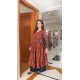 Brown Ajrak Manmohini Kurti