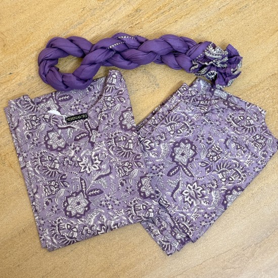 Lavender full Suit Set