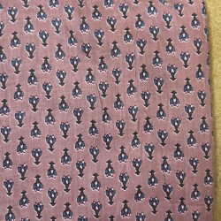 Mauve Leaf Straight Long Kurti