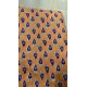 Orange Leaf Straight Long Kurti