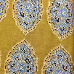 Green Yellow Straight Long Kurti