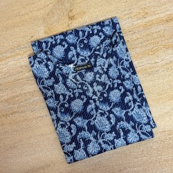 Blue Floral Straight Long Kurti