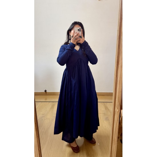 Navy Blue Manmohini Kurti