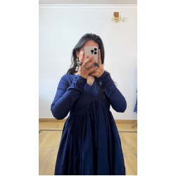 Navy Blue Manmohini Kurti