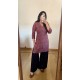  Dark Purple Short Kurti