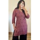  Dark Purple Short Kurti
