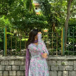 Anarkali Pastel Kurti