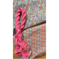 Grey Pink full Suit Set