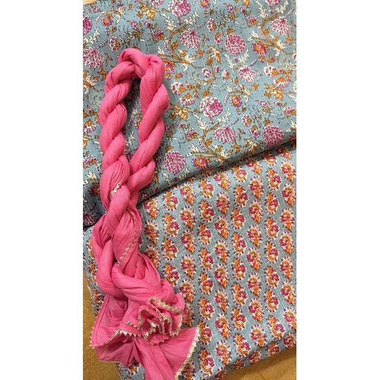 Grey Pink full Suit Set