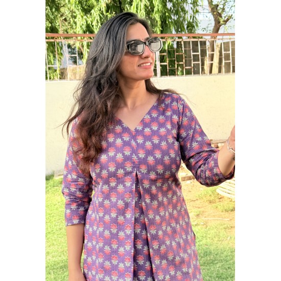 Rooh Purple Kurti