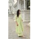 Lime Green Lining Idaho Kurti