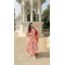 Orange Lining A-Line Kurti