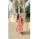 Orange Lining A-Line Kurti