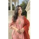 Orange Lining A-Line Kurti
