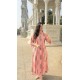 Orange Lining A-Line Kurti