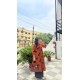 Orange Hathi A-Line Kurti Orange Hathi A-Line Kurti