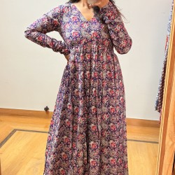 Purple Pink Manmohini Kurti