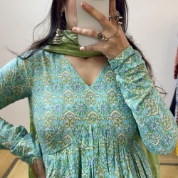 Baby Blue Manmohini Kurti