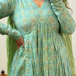 Baby Blue Manmohini Kurti