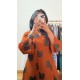 Orange Hathi A-Line Kurti Orange Hathi A-Line Kurti