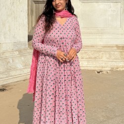 Baby Pink Manmohini Kurti