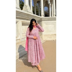Baby Pink Manmohini Kurti