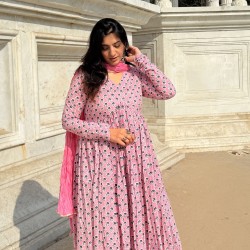 Baby Pink Manmohini Kurti