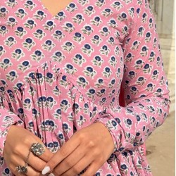 Baby Pink Manmohini Kurti