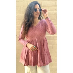 Mauve Flare Top
