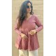 Mauve Flare Top