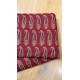 Brown Ajrak Straight Long Kurti