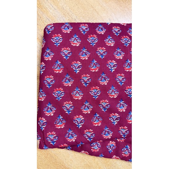 Maroon Motif A-Line Kurti Maroon Motif A-Line Kurti