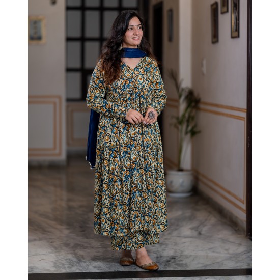 Navy Blue Manmohini Kurti