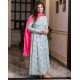 Anarkali Pastel Printed Kurti Anarkali Pastel Printed Kurti