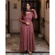 Anarkali Dark Purple Kurti