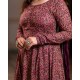 Anarkali Dark Purple Kurti