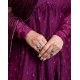 Purple Banarasi Chanderi Manmohini