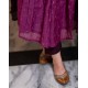 Purple Banarasi Chanderi Manmohini