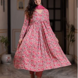 Pink Kantha Manmohini Kurti