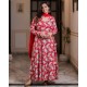 Angrakha Red Printed