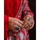 Angrakha Red Printed