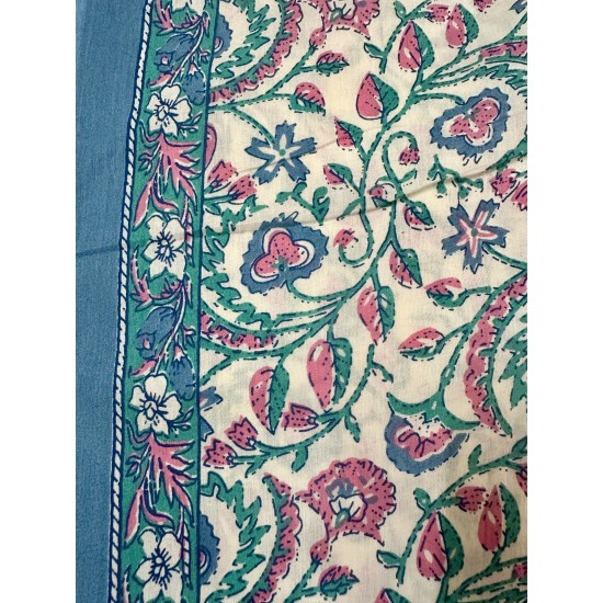 Blue Pastel Straight Long Kurti