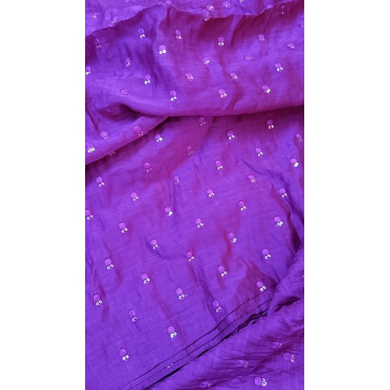 Purple Banarasi Chanderi Angrakha