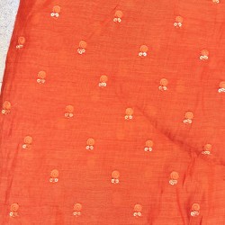 Orange Banarasi Chanderi Angrakha Orange Banarasi Chanderi Angrakha
