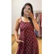 Maroon Motif A-Line Kurti Maroon Motif A-Line Kurti