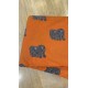 Orange Hathi Straight Long Kurti Orange Hathi Straight Long Kurti
