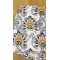 White Motif Straight Long Kurti