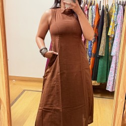Chocolate Brown A-Line Kurti Chocolate Brown A-Line Kurti
